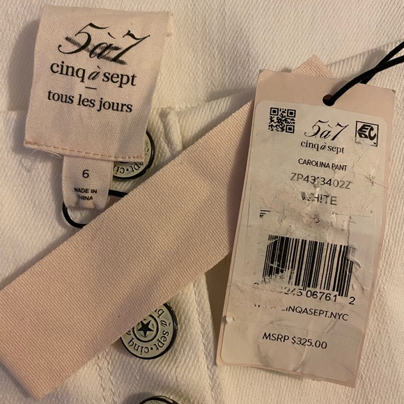 NWT Cinq a Sept Carolina Button-Up Flare Jeans - Picture 5 of 7